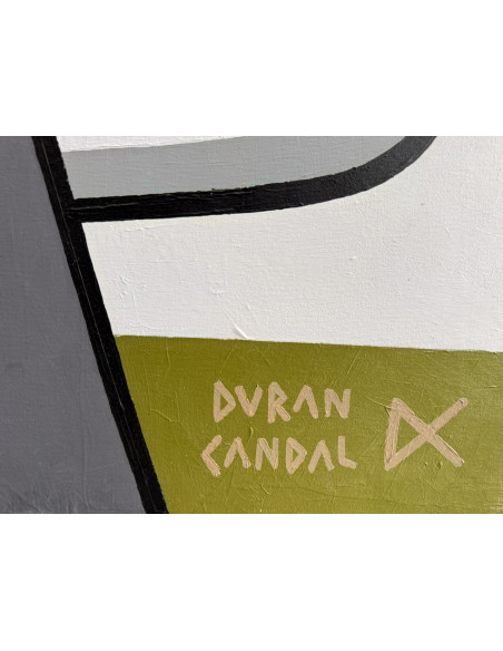 Durán Candal (A Coruña, 1978). Too many flowers. (Mixta sobre lienzo).