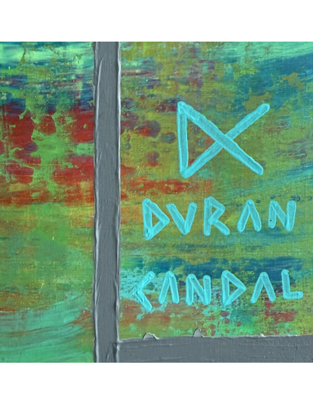 Durán Candal (A Coruña, 1978). Too many flowers. (Mixta sobre lienzo).