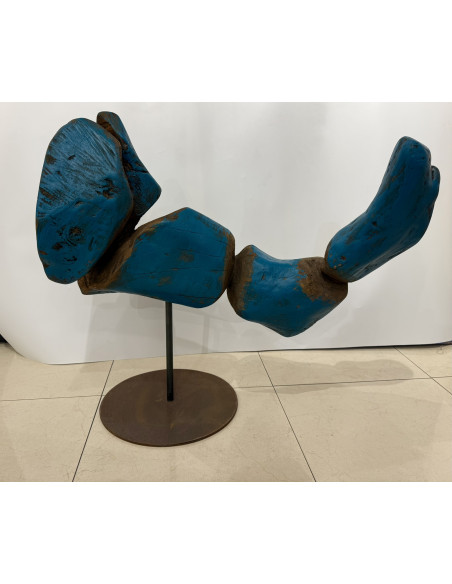 Enrique Tenreiro . (A Coruña, 1969).Nº 55. Madera policromada