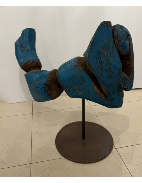 Enrique Tenreiro . (A Coruña, 1969).Nº 55. Madera policromada