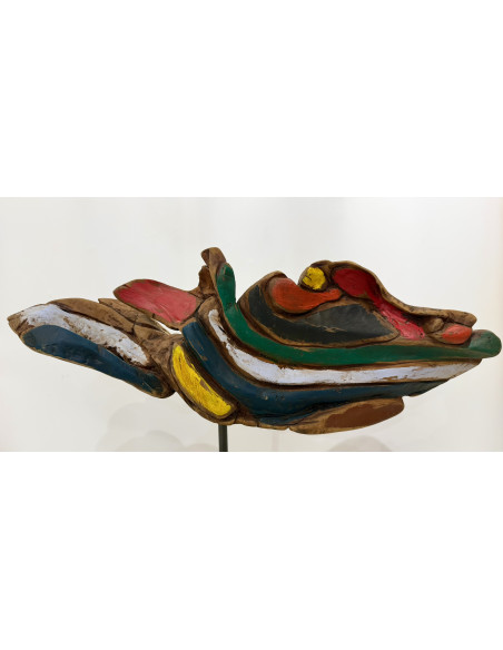 Enrique Tenreiro . (A Coruña, 1969).Nº  Madera policromada