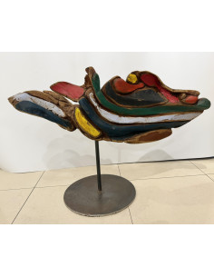 Enrique Tenreiro . (A Coruña, 1969).Nº  Madera policromada