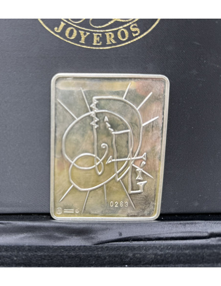 Salvador Dalí (Figueres, Gerona, 1904–1989). Los 7 días de la creación. Plata de ley.