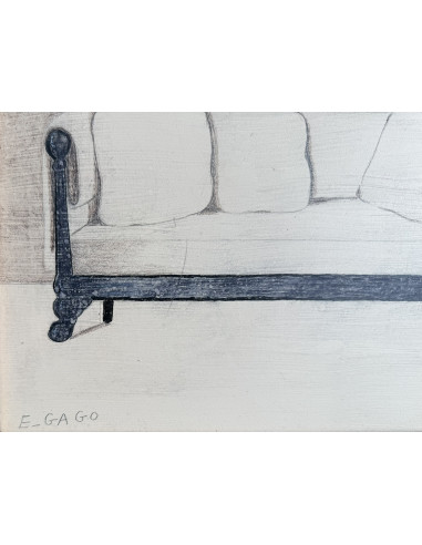 Elena Gago (A Coruña 1940 - 2011). Interior....