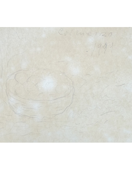 Manuel Colmeiro (Silleda, 1901 - Salvaterra de Miño,1999). S/t. Carboncillo.