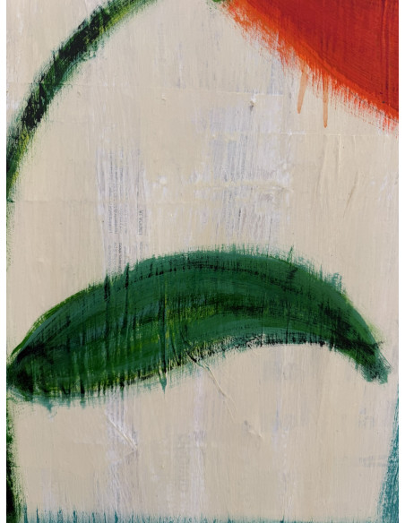 Mónica Coto. Flores. Mixta sobre lienzo.