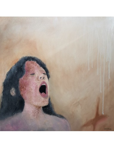 David Hadom. Thirsty Jen. Óleo sobre lienzo