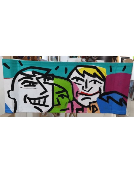 Yolanda Dorda. Silla director pintada a mano.