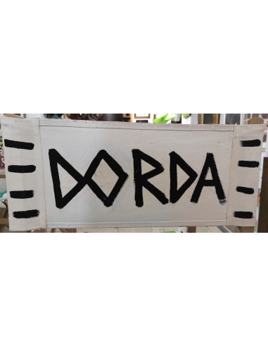 Yolanda Dorda. Silla director pintada a mano.