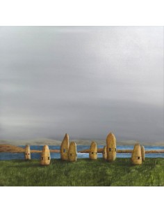 David Hadom. Menhires. Óleo sobre lienzo. 2