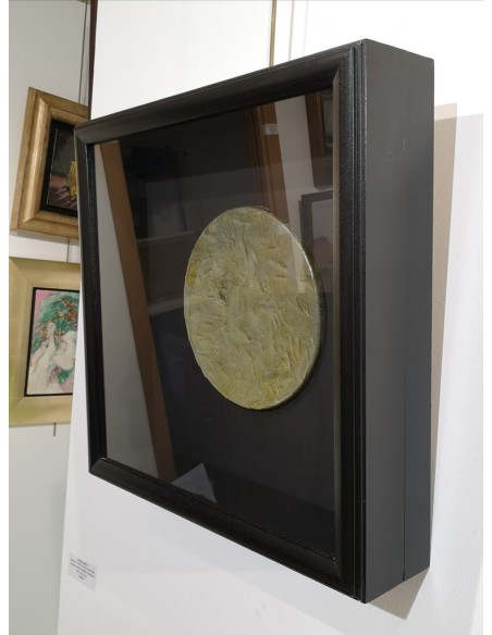 Batís Campillo. (Ordenes, A Coruña, 1959). Cantos de Lalu 2. Mixta sobre lienzo.