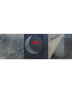 Batís Campillo. (Órdenes, A Coruña, 1959). Cuarto día. Mixta sobre tabla.