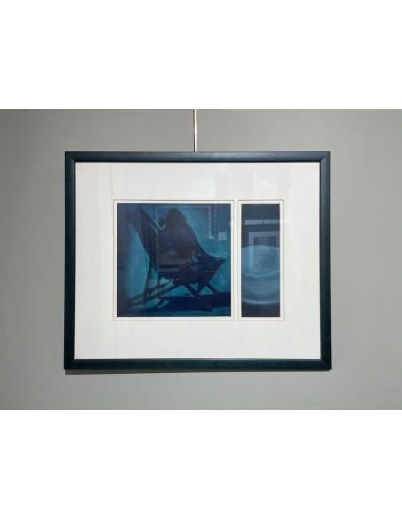 Xurxo Gómez Chao (A Coruña, 1960). Hamaca 1977. Acrílico sobre papel.