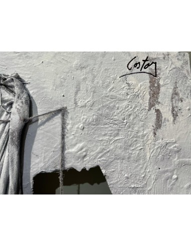 Omú, Oscar Costas (Coruña 1972) Life is Art. Mixta sobre lienzo.