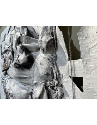 Omú, Oscar Costas (Coruña 1972) Life is Art. Mixta sobre lienzo.