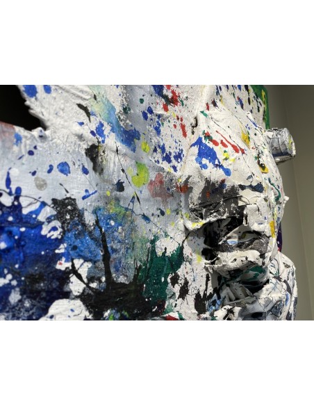 Omú, Oscar Costas (Coruña 1972). It's a beautiful day. Mixta sobre lienzo.