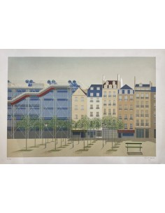 Manuel Tarazona (Madrid, 1937). Centro Cultural Pompidou. Grabado.