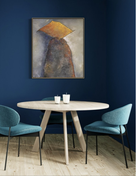 Carmen Domínguez (Pontevedra, 1951). Composición. Mixta sobre lienzo.