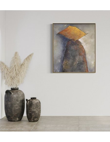 Carmen Domínguez (Pontevedra, 1951). Composición. Mixta sobre lienzo.