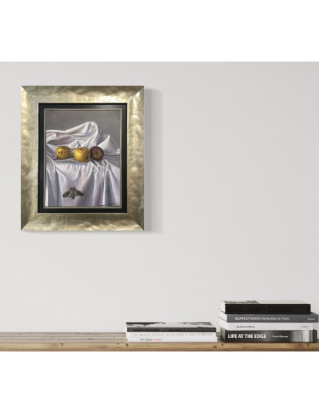 Andrés Santeiro. Bodegón. Óleo sobre lienzo