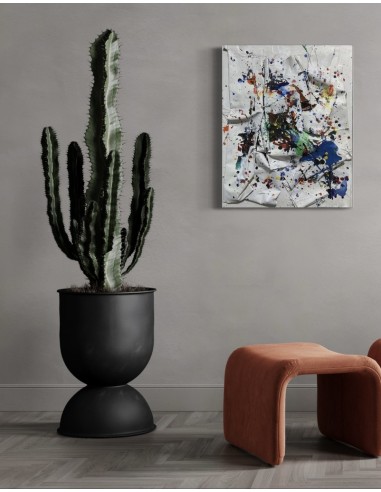 Omú, Oscar Costas (Coruña 1972). It's a beautiful day. Mixta sobre lienzo.