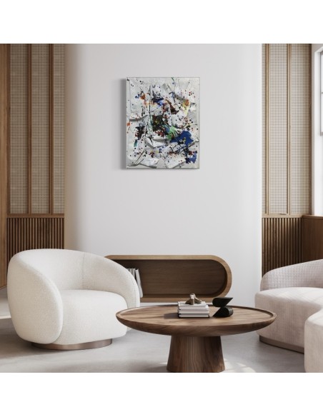 Omú, Oscar Costas (Coruña 1972). It's a beautiful day. Mixta sobre lienzo.