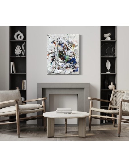 Omú, Oscar Costas (Coruña 1972). It's a beautiful day. Mixta sobre lienzo.