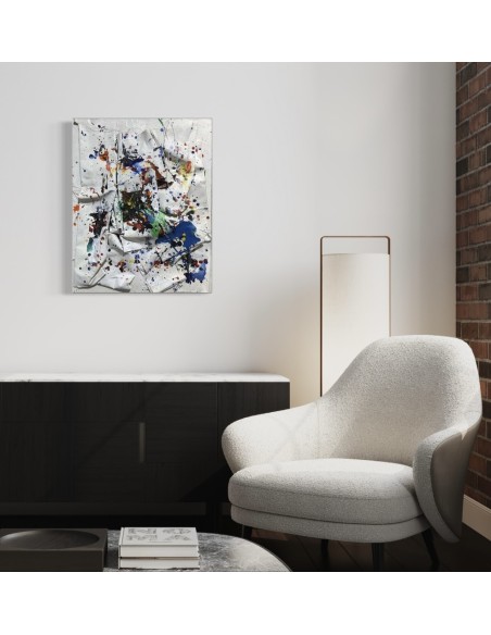 Omú, Oscar Costas (Coruña 1972). It's a beautiful day. Mixta sobre lienzo.