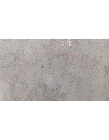 Luzuriaga, Juan Ramón (Bilbao, 1938). Desde el muelle. Ondarroa. Óleo sobre lienzo