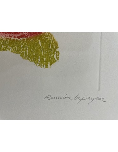 Ramón Lapayese. (Madrid, 1928 - 1994). Composición. Litografía.