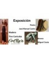 Madera,bronce, piedra