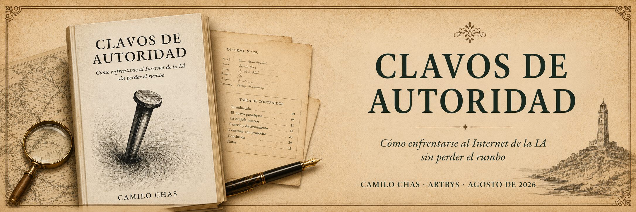 Clavos de autoridad, de Camilo Chas: cómo enfrentarse al Internet de la IA sin perder el rumbo