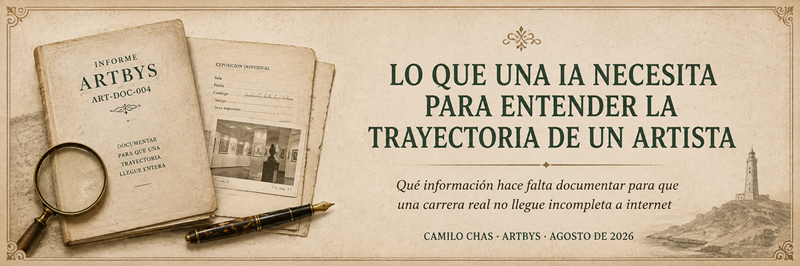 Cómo documentar la trayectoria de un artista: lo que una IA necesita para entenderla